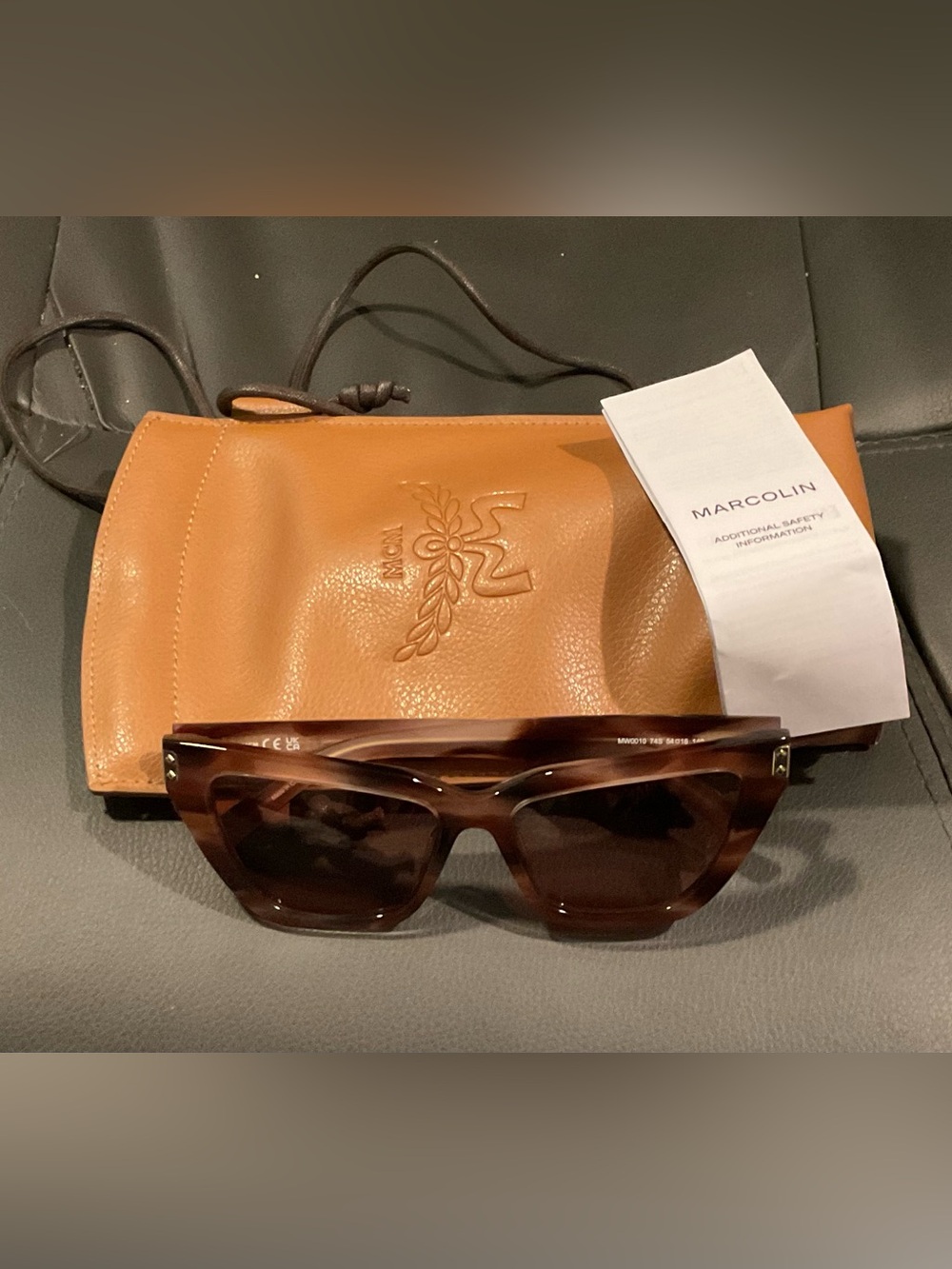 MCM Pink/Brown Havana Sunglasses